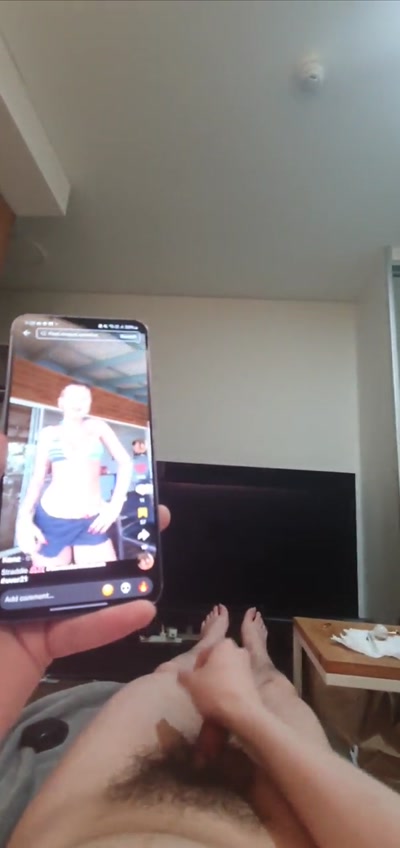 Thumbnail for Cum tribute to 18 year old blonde mackenzie.okeeffe tiktok with ED