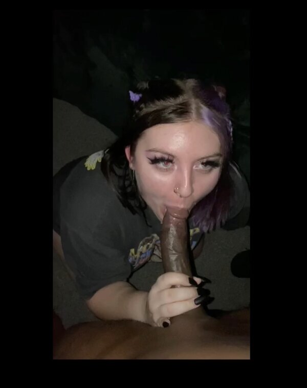 Thumbnail for College anime nerd milks her first bbc amateur sextape leak