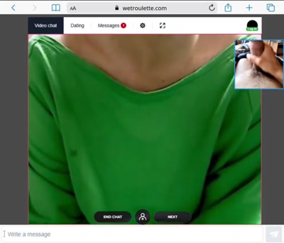 Thumbnail for Amature milf flashing her big natural tits for big cock omegle alternative