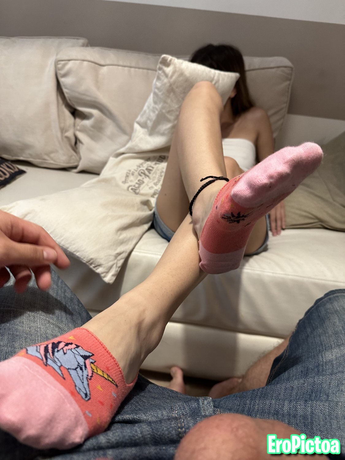 18yo Footjob Trample photo featuring trample