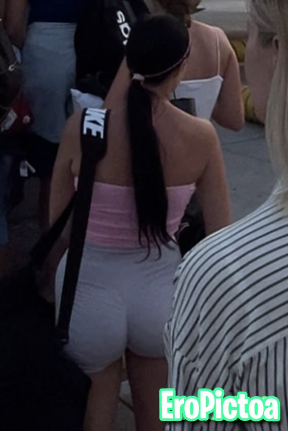 tight gym shorts photo featuring candid - Part 1