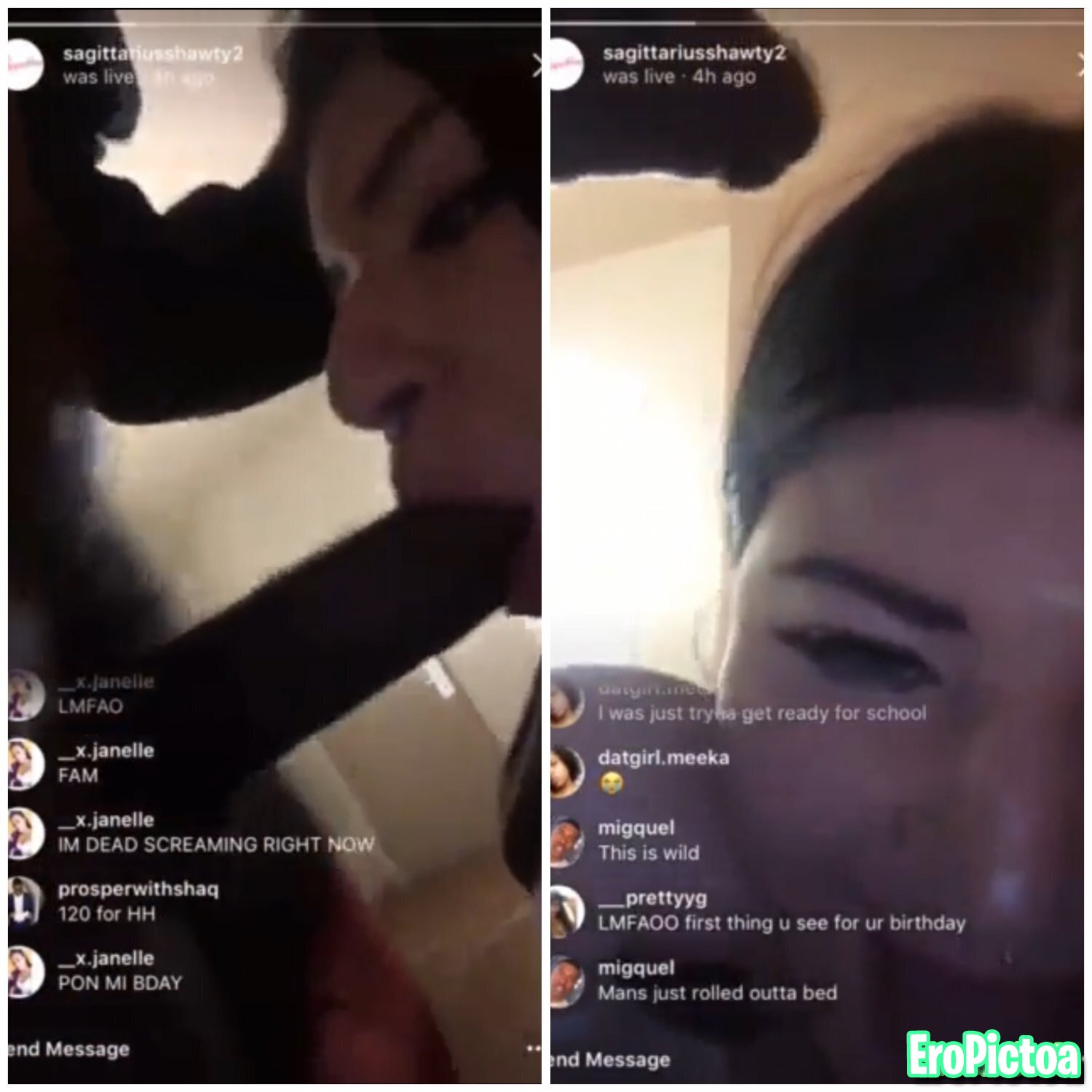 [UPDATED] Toxic Thot Sucking BBC on IG Live photo featuring BBW - Part 4