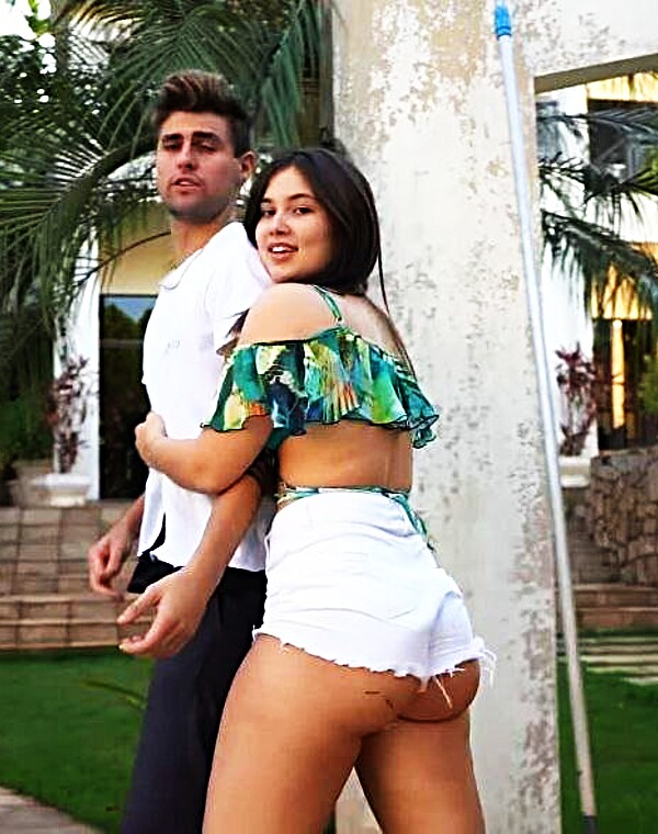 Thumbnail for Facebook teen exposed Instagram famous celeb Brasilian leaked sexy musa panties pussy horny home new