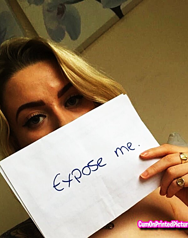 Thumbnail for British Blonde Teen Slut Millie Begs To Be Exposed