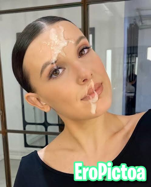 Millie BB cum face compilation photo featuring Celebrity