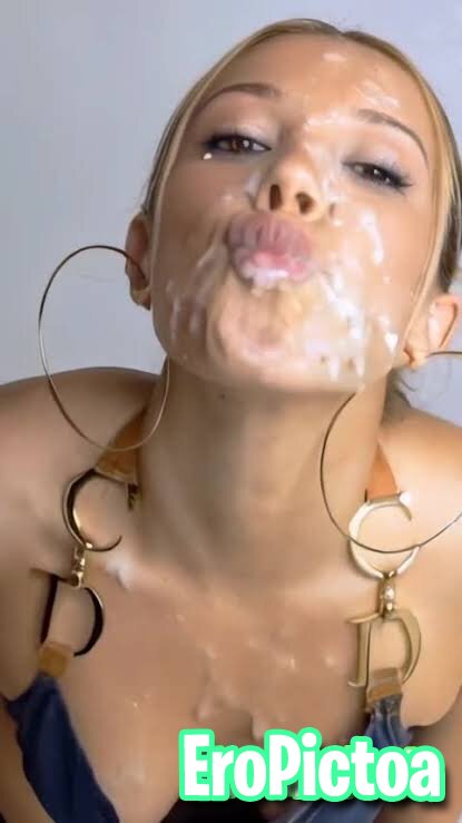 Millie BB cum face compilation photo featuring Celebrity