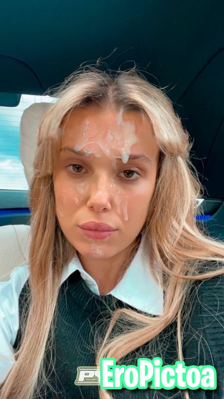 Millie BB cum face compilation photo featuring Cum face