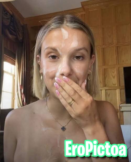 Millie BB cum face compilation photo featuring Blowjob