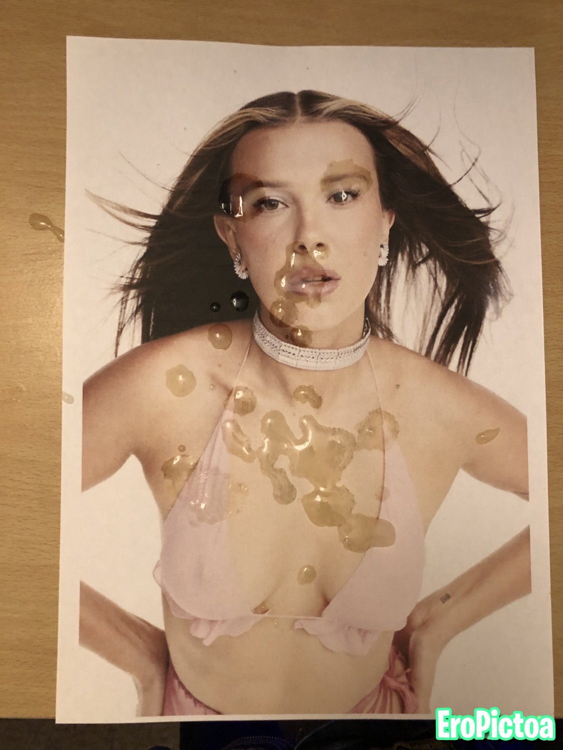 Millie Bobby Brown Jizzed Tribute photo featuring cum - Part 7 Millie Bobby Brown Jizzed Tribute photo featuring cum - Part 7