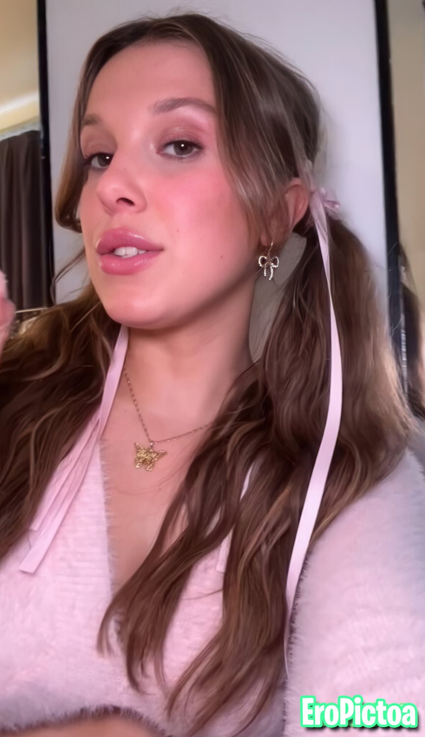 Millie Bobby Brown [2] photo featuring brunette