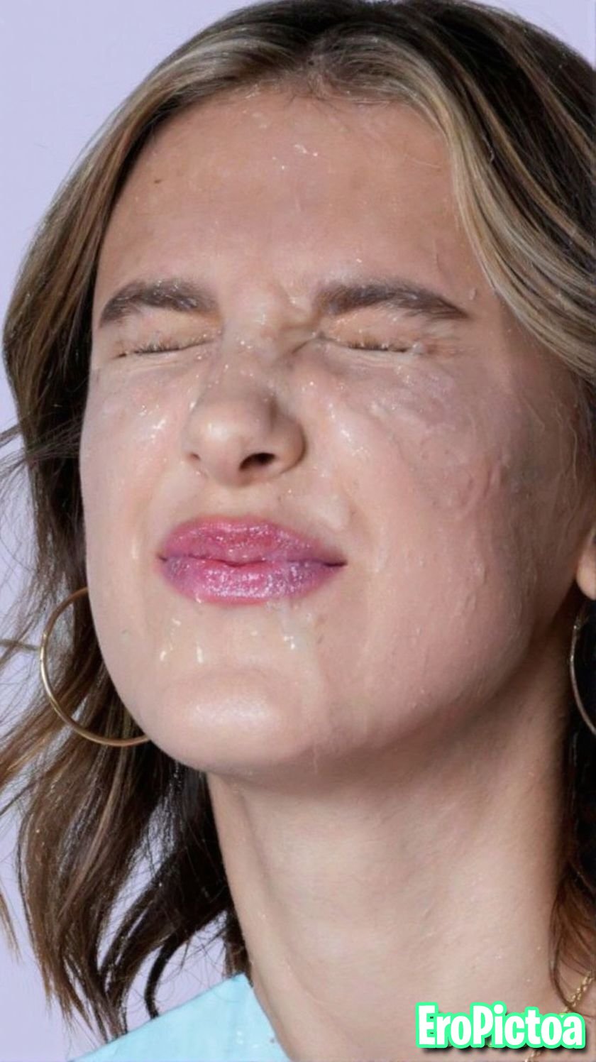 Millie BB Facials 02 AI photo featuring Bukkake