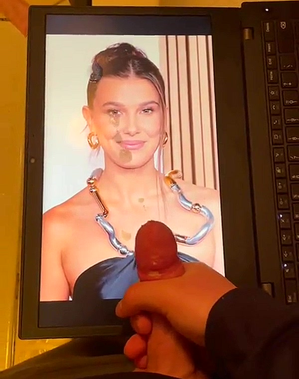 Thumbnail for Millie Bobby Brown Cum tribute #31