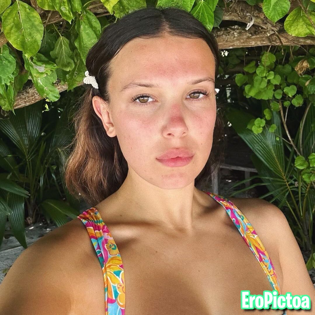 Millie Bobby Brown ❤ photo featuring Cum