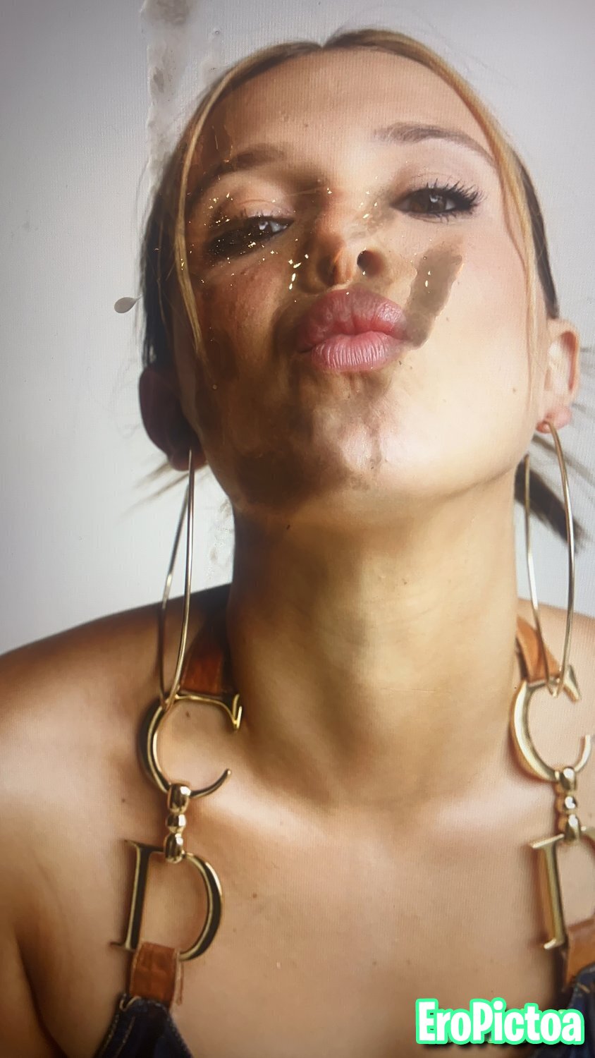 Millie Bobby Brown cum tributes photo featuring actress - Part 5