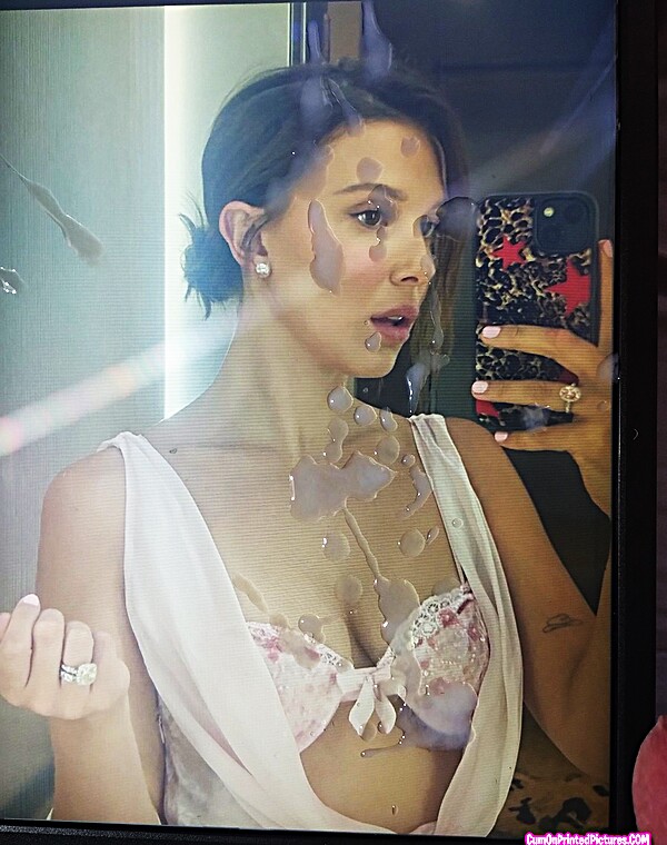 Thumbnail for Millie bobby brown cumtribute #2