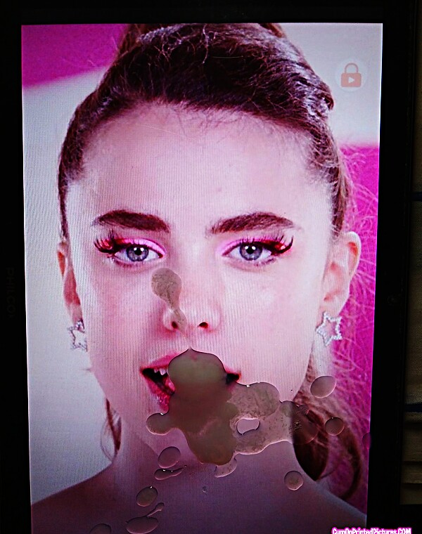 Thumbnail for Margaret Qualley covered in cum loads. Cum trib vid too