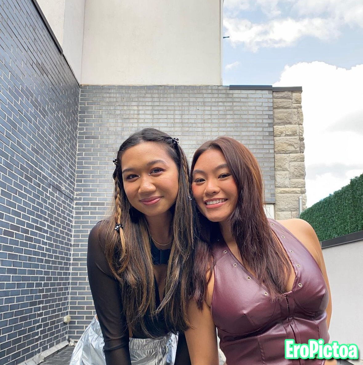 Asian IRL getting tribbed photo featuring irl