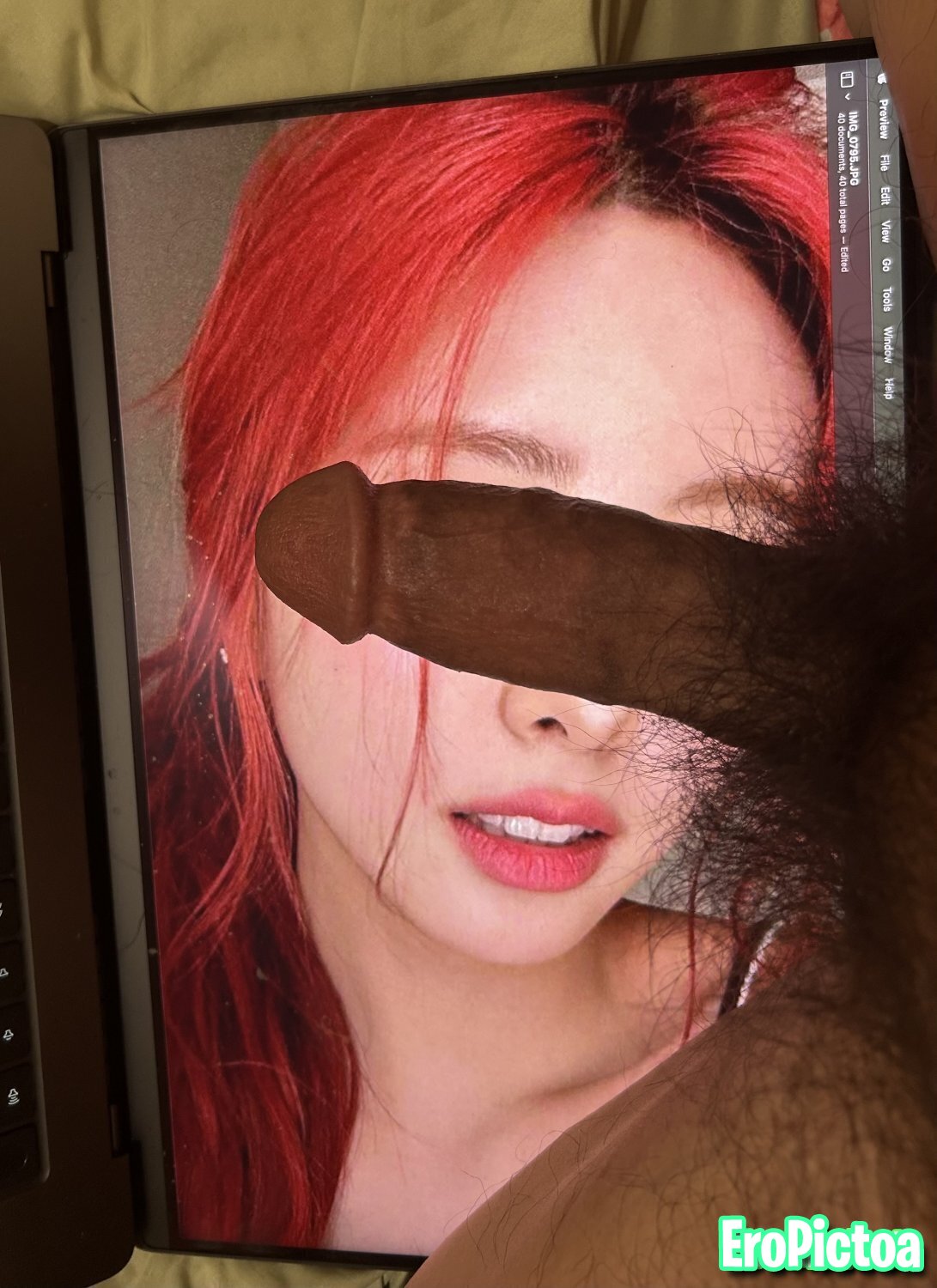 beautiful kpop idols tribbed photo featuring faceporn - Part 9
