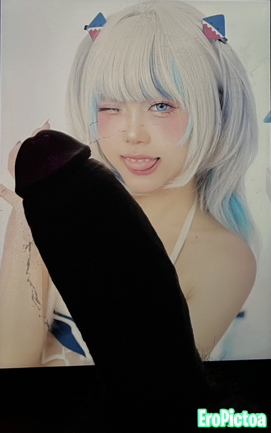 Cumtribute/cocktribute/SOP Gawr Gura cosplayer 3 Hololive photo featuring Gawr Gura - Part 5