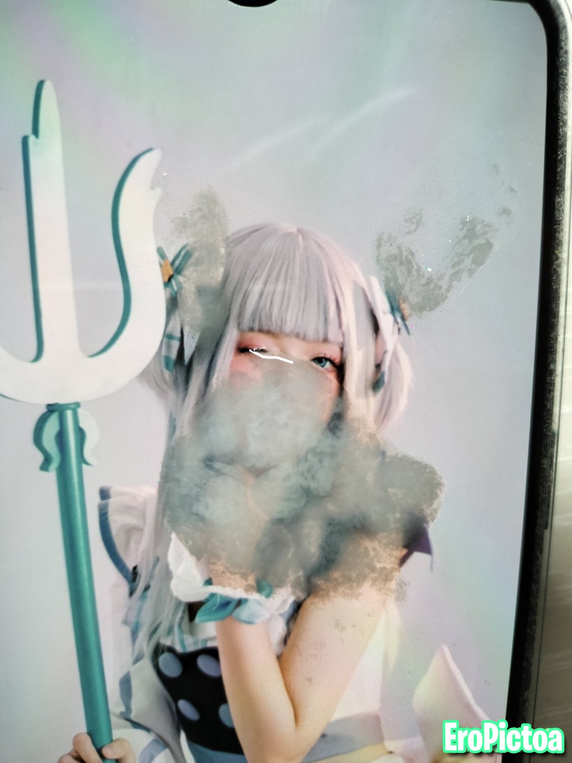Cumtribute/cocktribute/SOP Gawr Gura cosplayer 3 Hololive photo featuring Cosplayer - Part 3