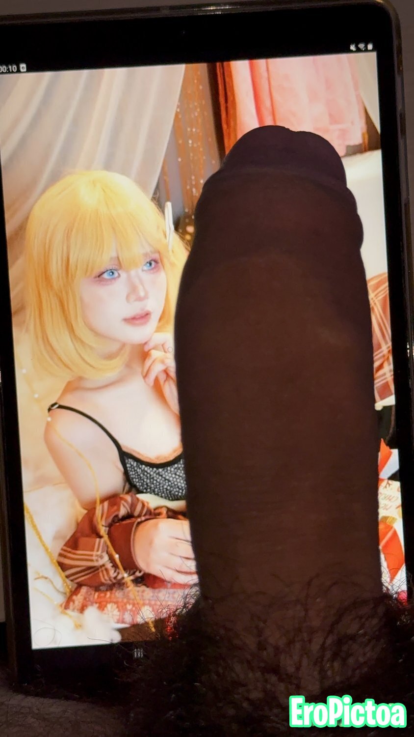 Cumtribute/SOP/Cocktribute Hololive Amelia Waston/Gawr Gura cosplayer photo featuring Gawr Gura - Part 6