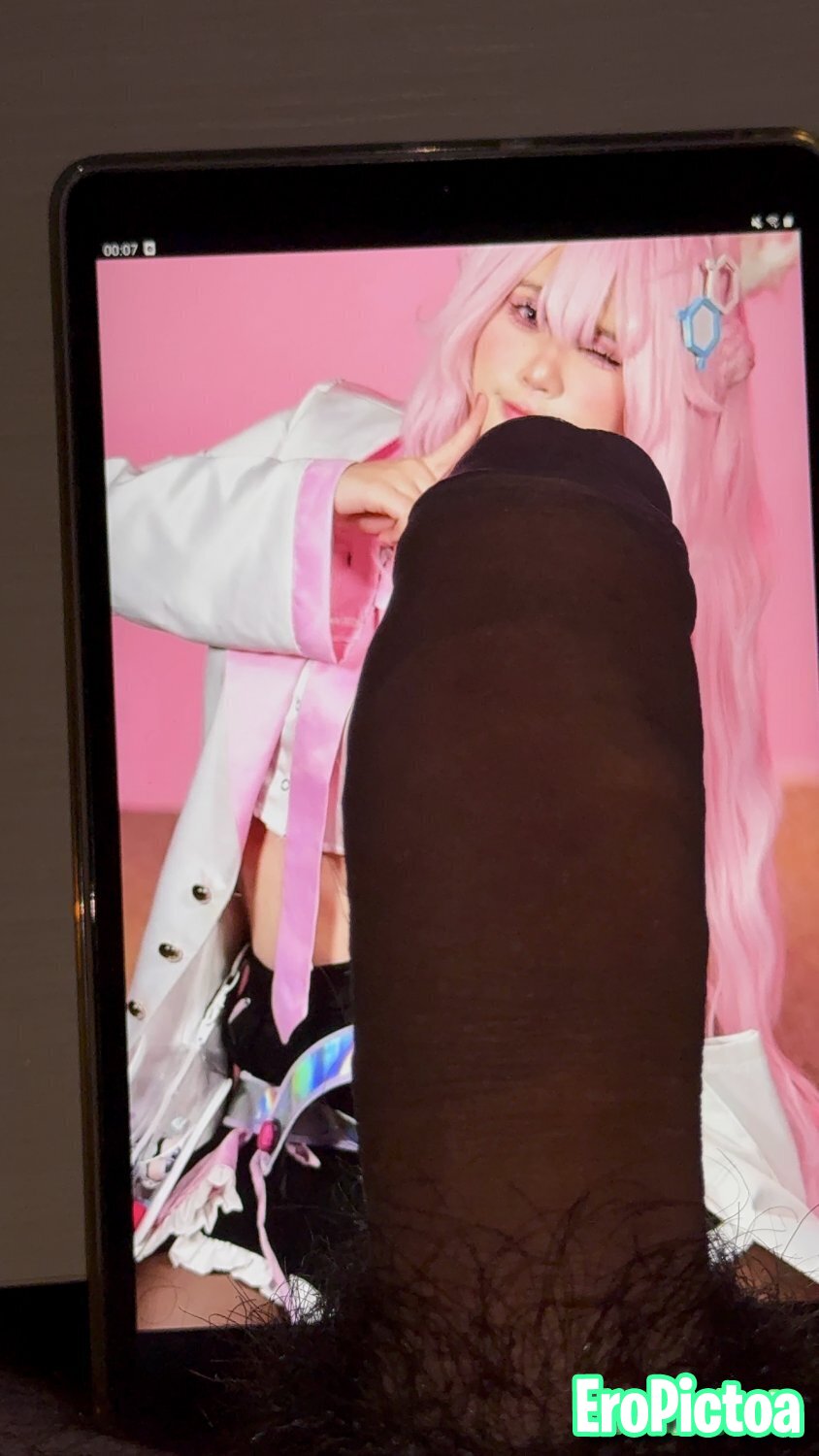 Cumtribute/SOP/Cocktribute Hololive Amelia Waston/Gawr Gura cosplayer photo featuring Amelia Waston - Part 8