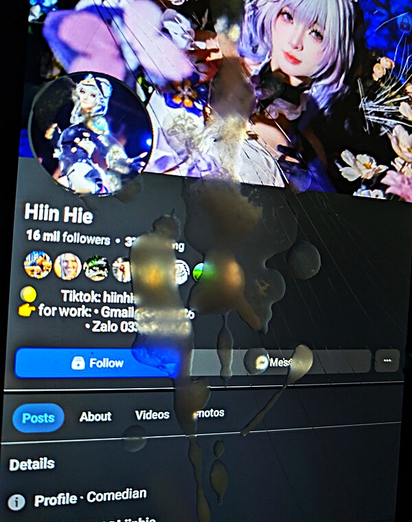 Thumbnail for Cumtribute/SOP/Cocktribute Honkai Star Rail Cipher cosplayer commission