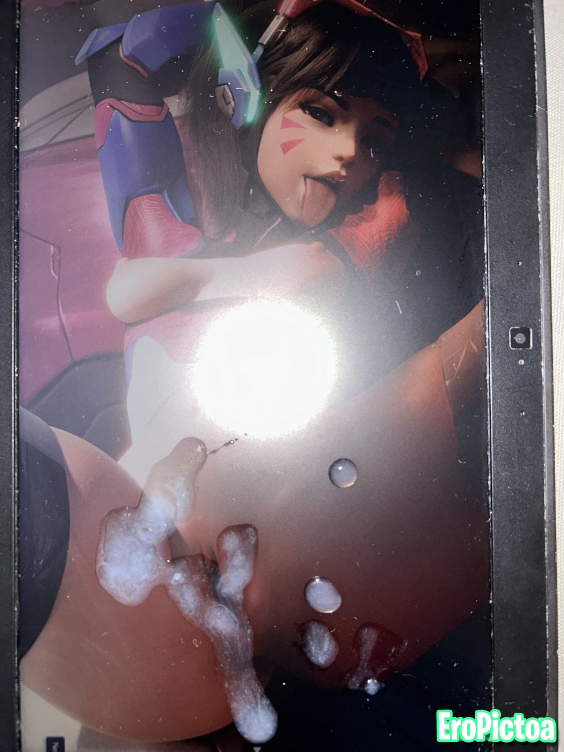 D.Va trib ;3 photo featuring Cum tribute