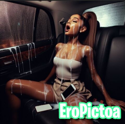 Ariana Grande AI Cum Slut Collection photo featuring exposed