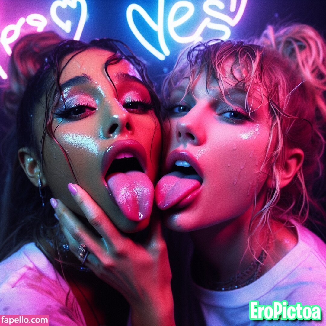 Ariana Grande AI Cum Slut Collection photo featuring celeb