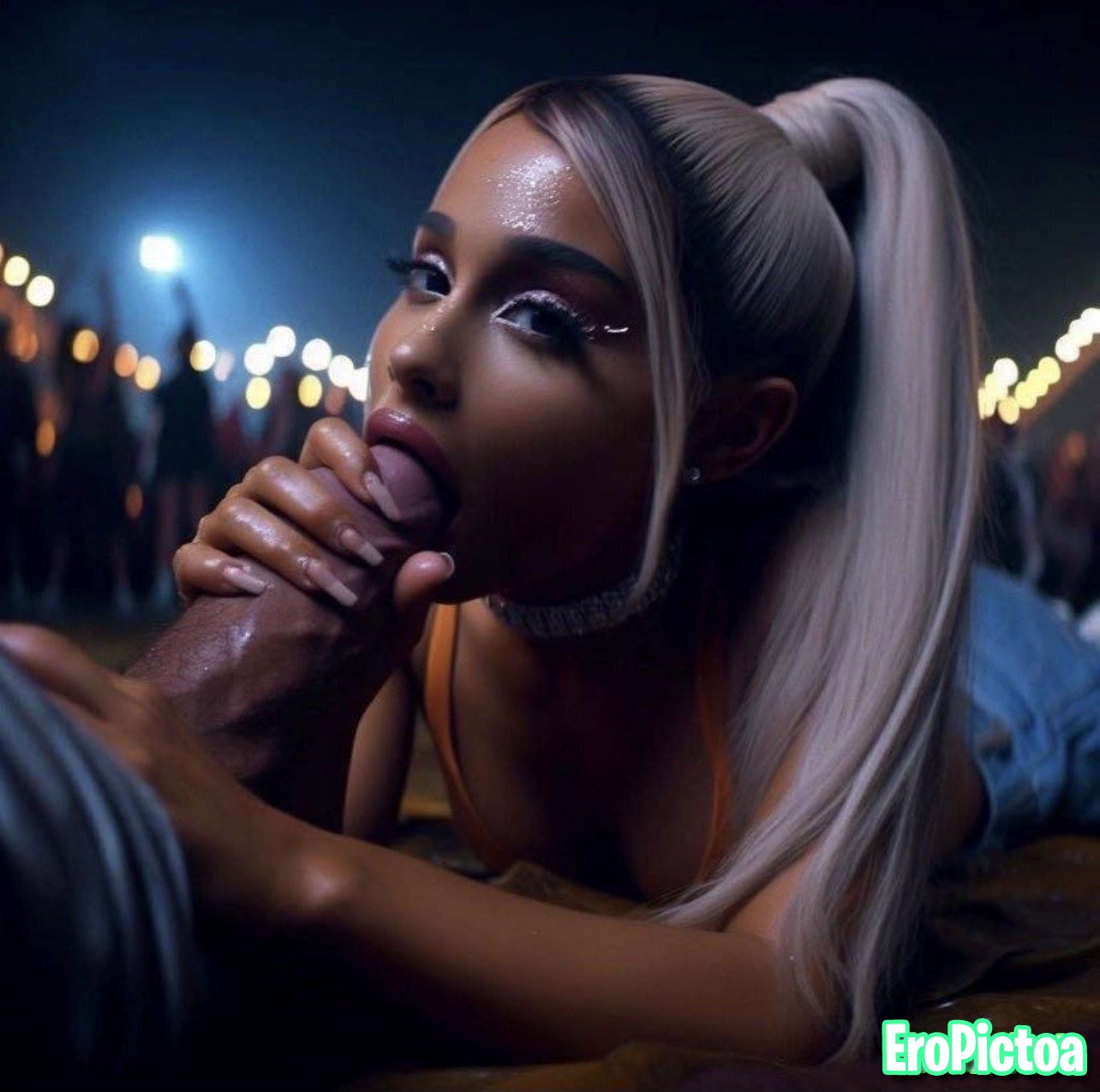 Ariana Grande AI Cum Slut Collection photo featuring Ariana grande