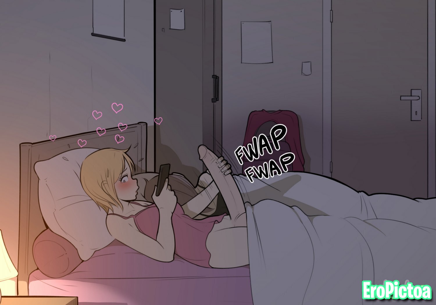 Nessie Sexting Alice At Night - Lewdua photo featuring Sexting