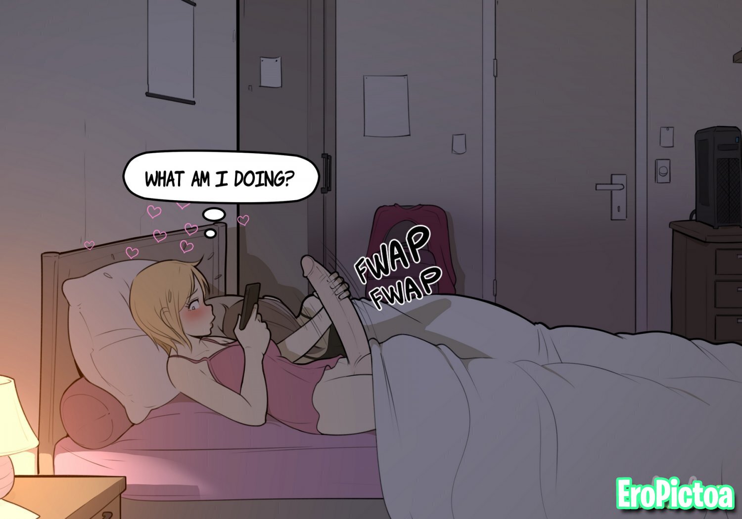 Nessie Sexting Alice At Night - Lewdua photo featuring Facetime