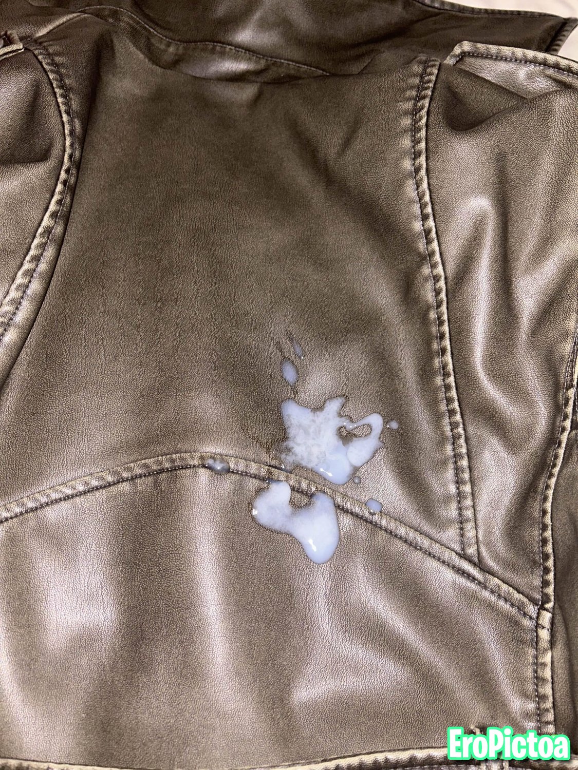 Sperm on leather jacket Zara photo featuring leatherjacket - Part 1 Sperm on leather jacket Zara photo featuring leatherjacket - Part 1