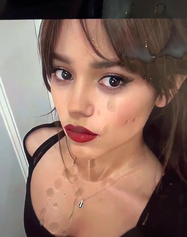 Thumbnail for Huge facial cum tribute on hot Jenna Ortega. Celebrity cum tribute.