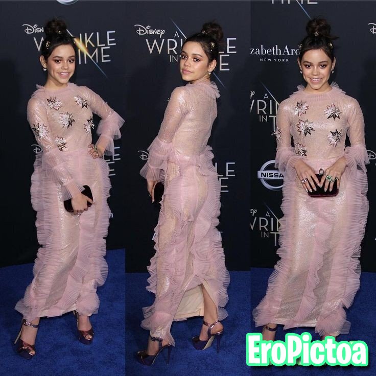 Jenna Ortega Seethrough dresses 🤤😍🍆 photo featuring Slut