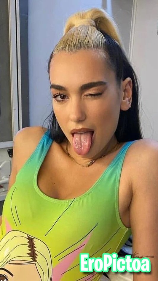 Dua Lipa cum tribute photo featuring dua