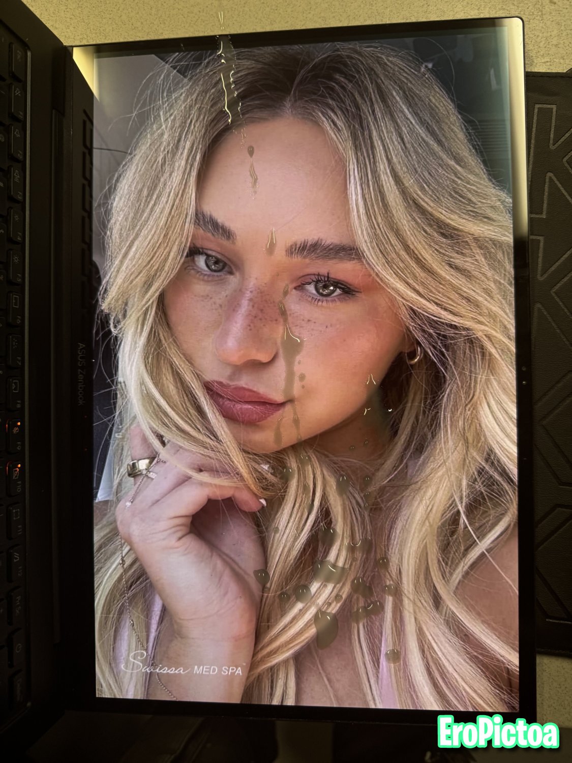 Taylor Hudson cum tribute photo featuring Hudson