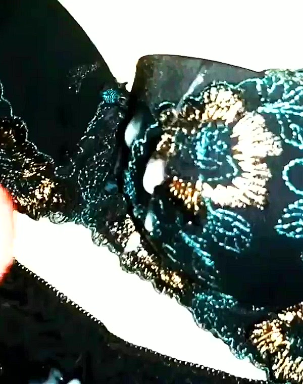 Thumbnail for Biggest cumshot on hot teenage bra. Cum on her  clothes