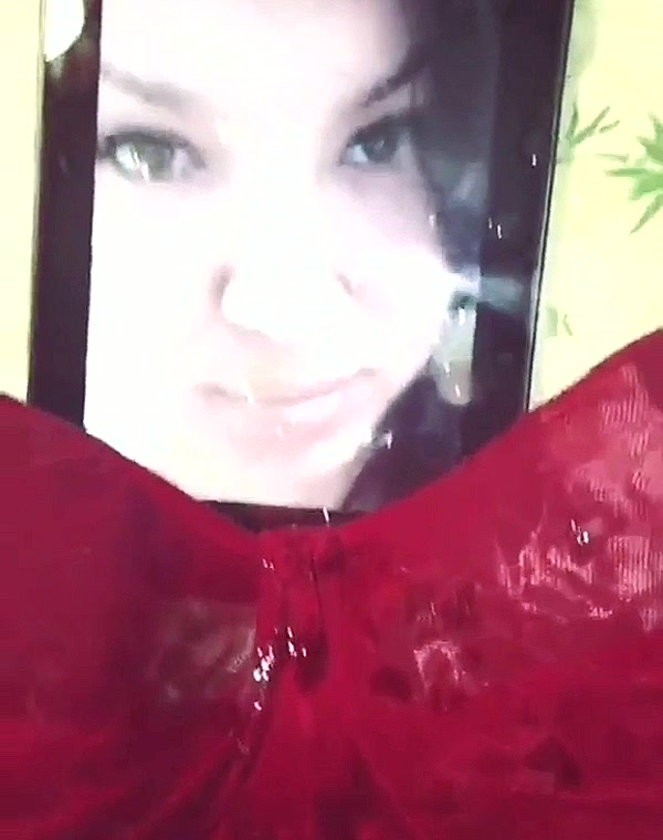 Thumbnail for Facial cum tribute on ex girlfriend's face