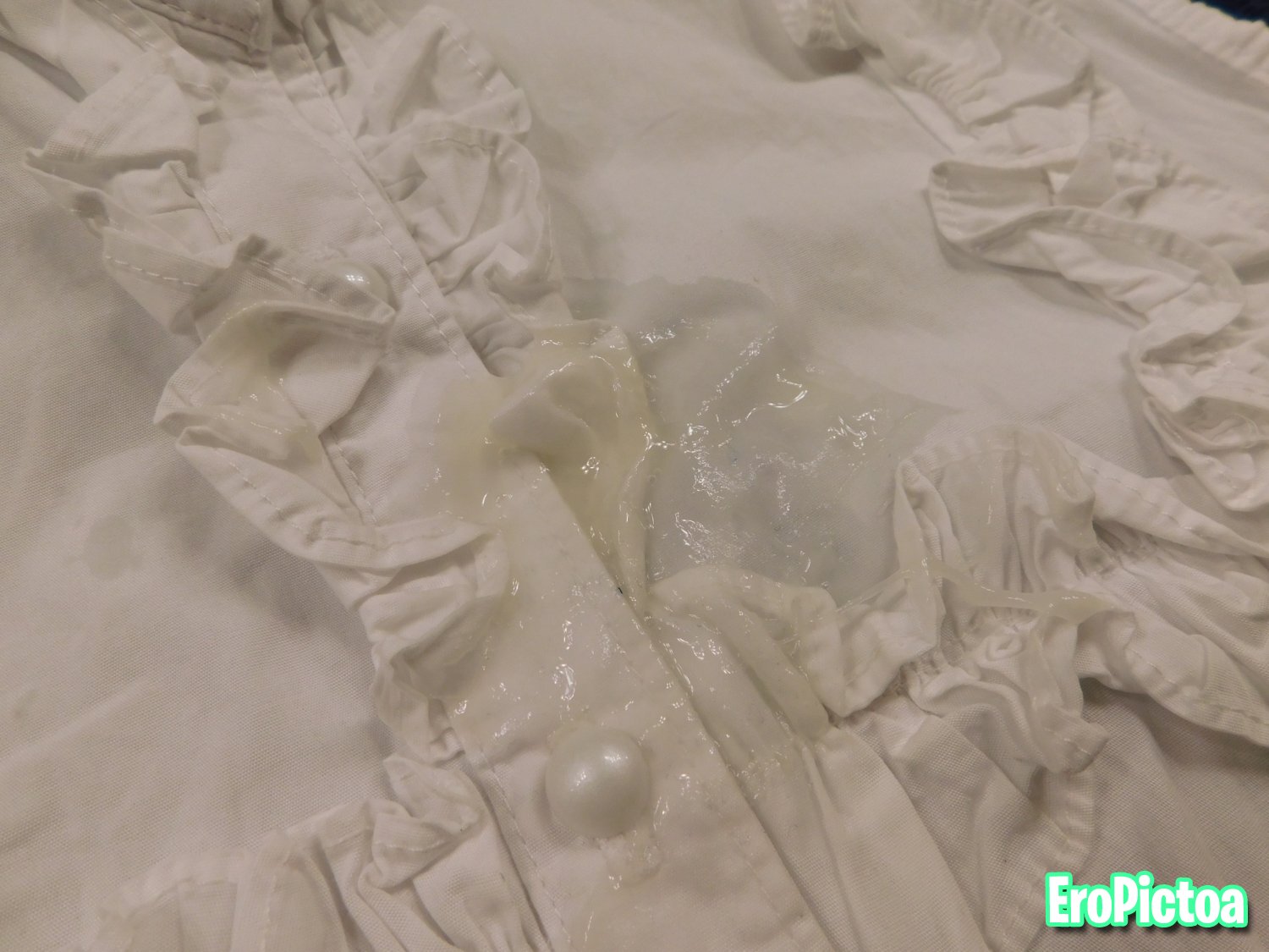 Blouse Bukkake 02 photo featuring cum on clothes - Part 12