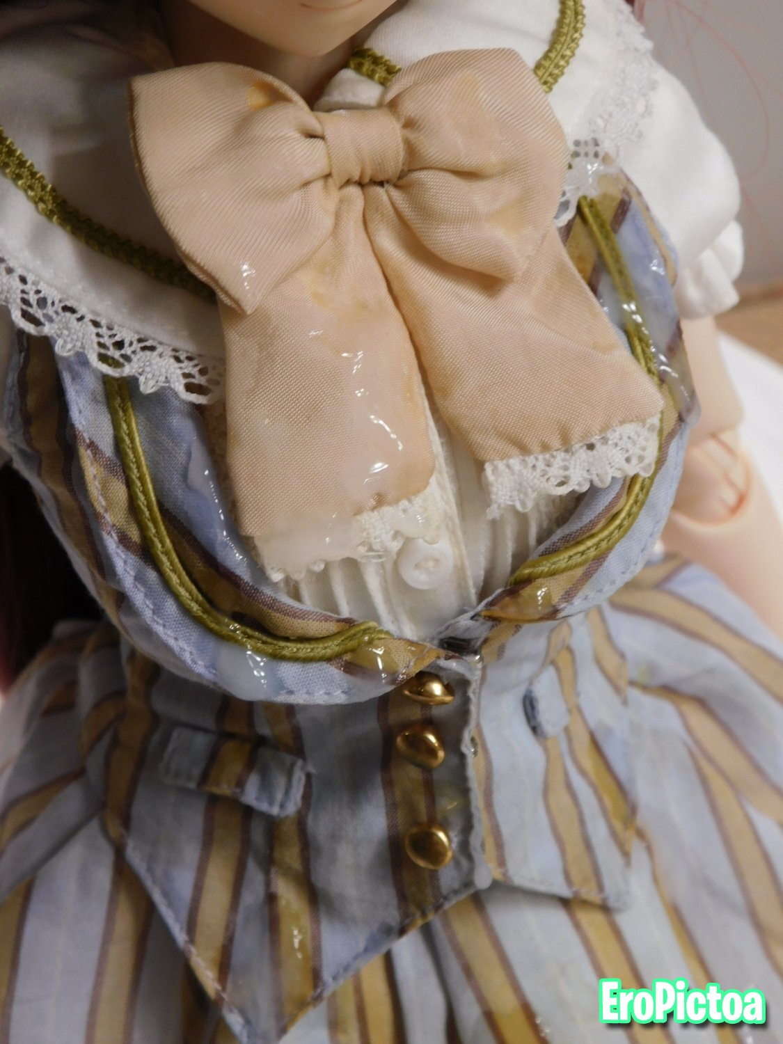 Yukari Doll Bukkake 05 photo featuring Cum on Clothes - Part 24