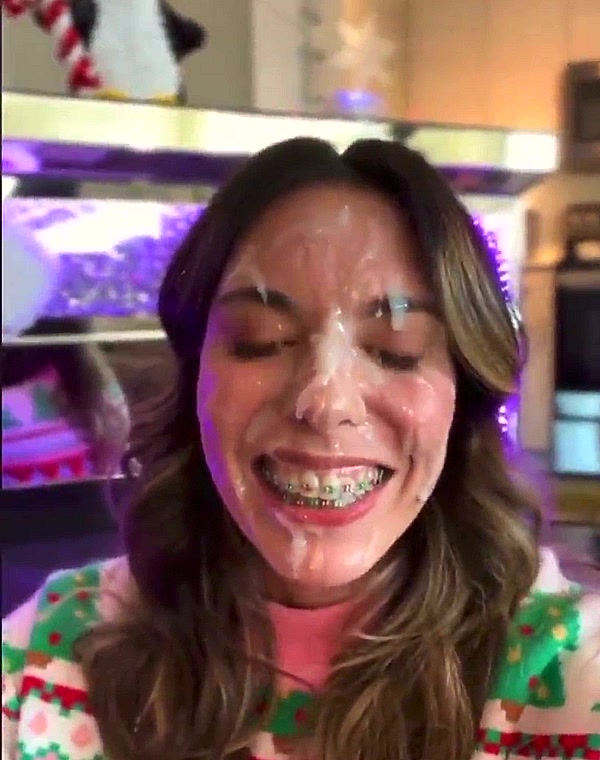 Thumbnail for Brace Face Whore Takes multiple Cum Shots