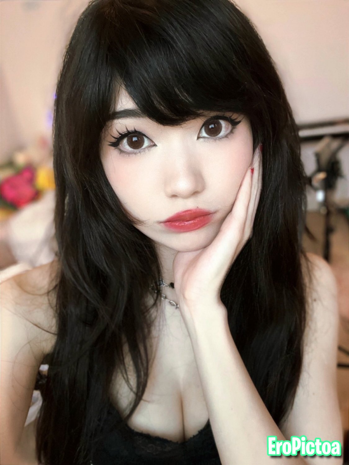 Asian Twitch streamer Em1ru 😍🍒 photo featuring Asian