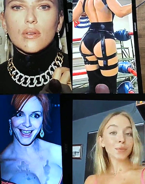 Thumbnail for Scarlett Johansson, Sydney Sweeney, Stephanie Vaquer, Christina Hendricks Cum tribute compilation
