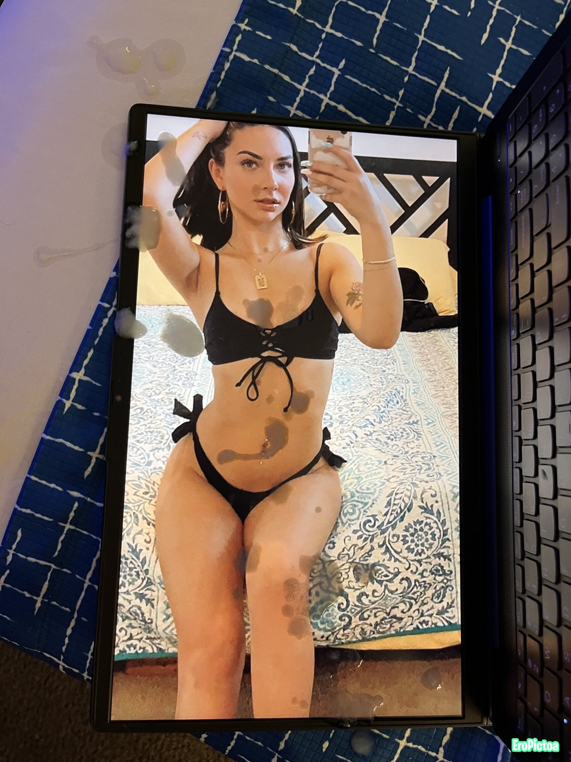 Yaneli Double Cum Tribute photo featuring cum tribute - Part 3