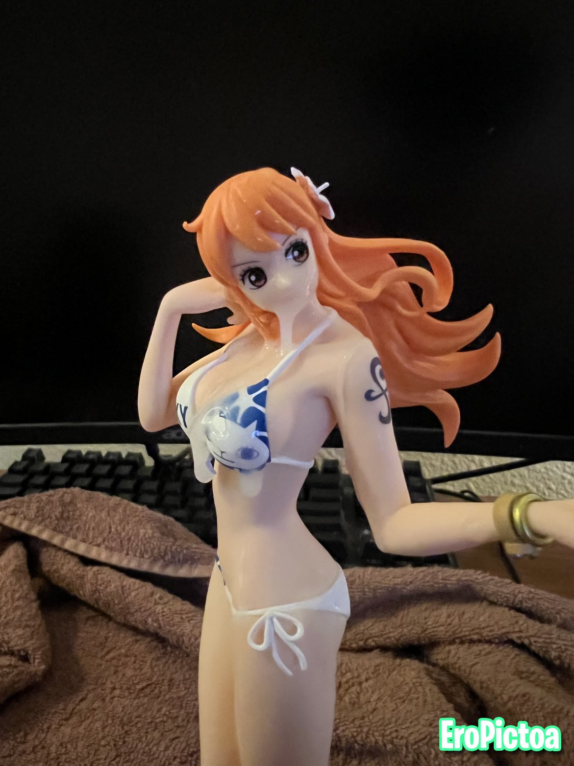 Nami SOF Cum Tribute photo featuring figurine - Part 3