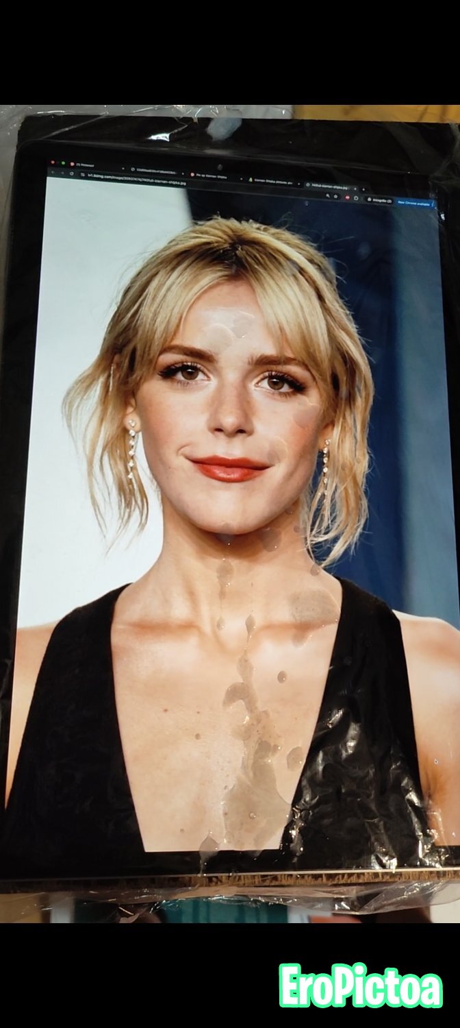 Kiernan Shipka Cum Tribute photo featuring Blonde - Part 4