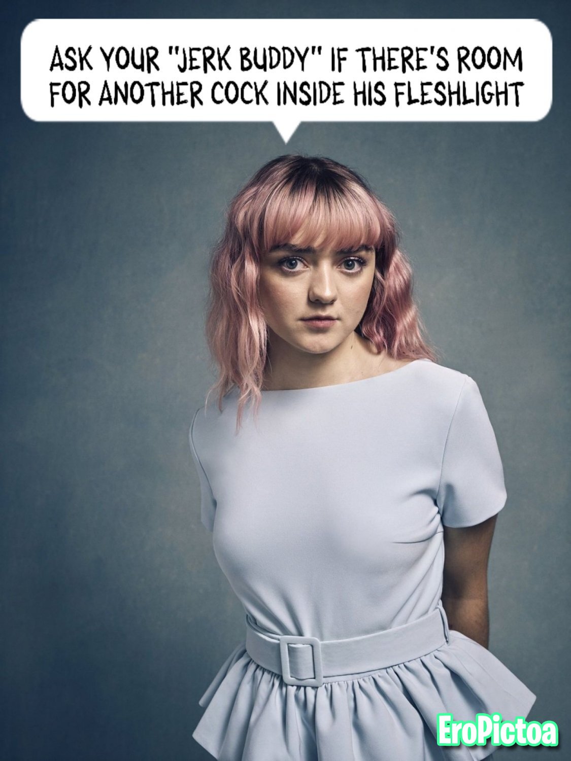 Maisie Williams Goon Captions photo featuring Captions