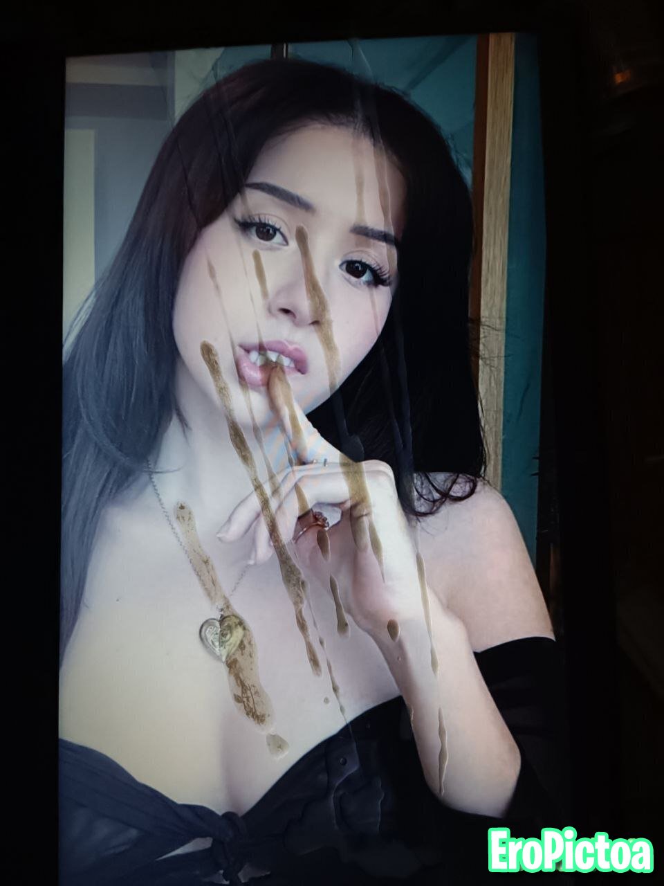 𝘗0𝘬1 Cumtribute photo featuring facial